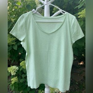 Pale green Talbot’s tee